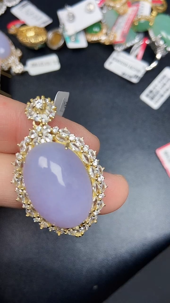 银S925镶嵌戒指翡翠3280