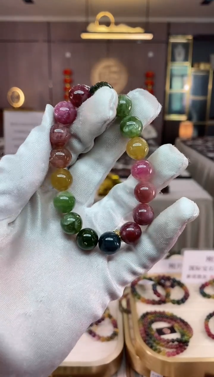 【闪购商品】碧玺单圈手串11mm+未镶嵌（多样性发一条）xion