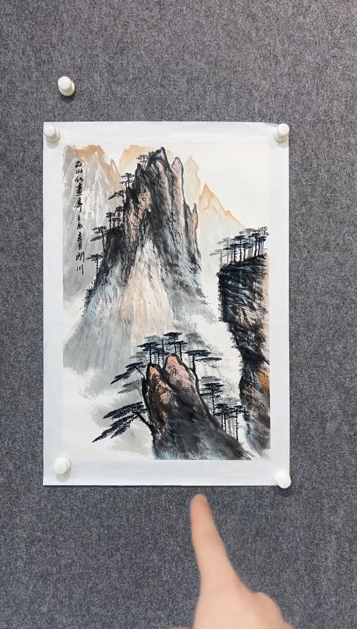 【闪购商品】绘画贺润川-2.7平尺-国画