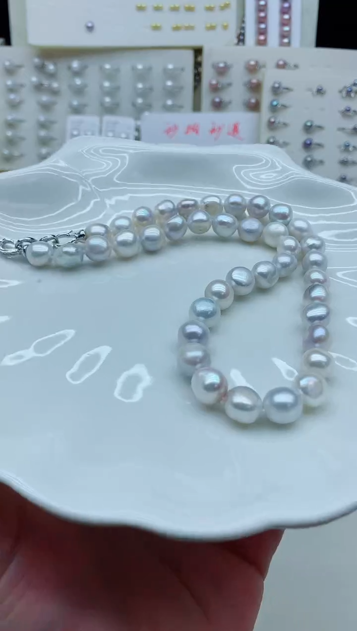 颈饰未镶嵌淡水珍珠淡水珍珠项链（非无瑕）