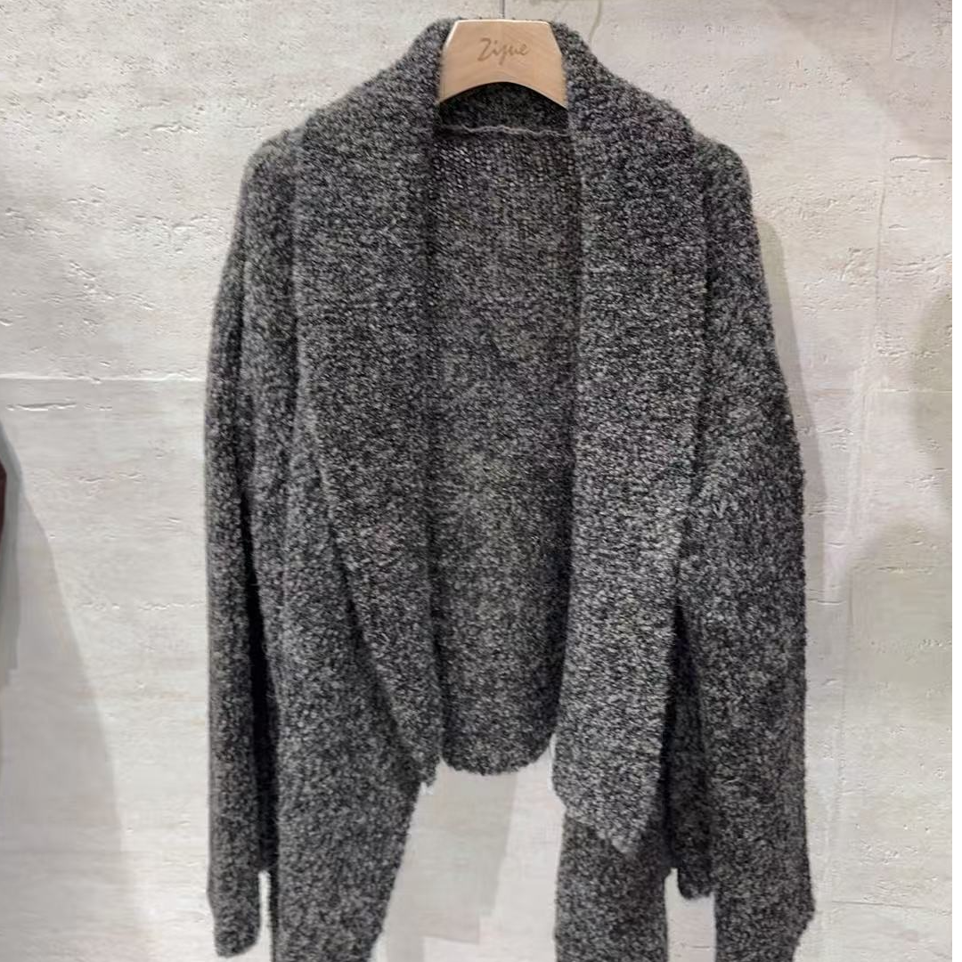 GINAYOLAN/瑾颜  | 秋冬新品老钱休闲针织开衫