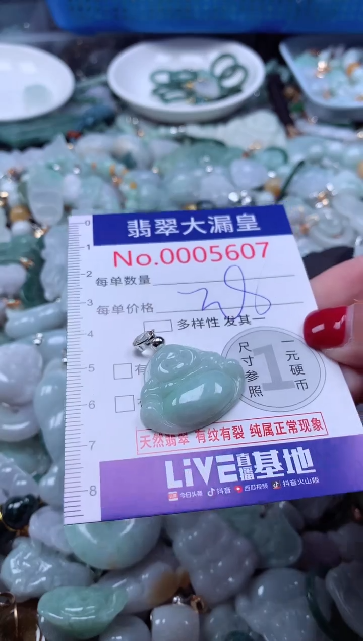 颈饰未镶嵌翡翠5607