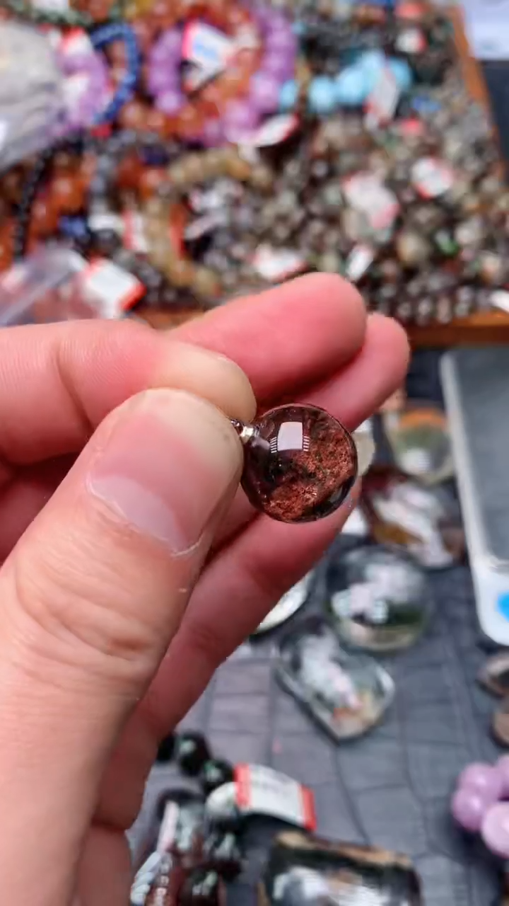 【闪购商品】水晶吊坠(赠链)合金天然131