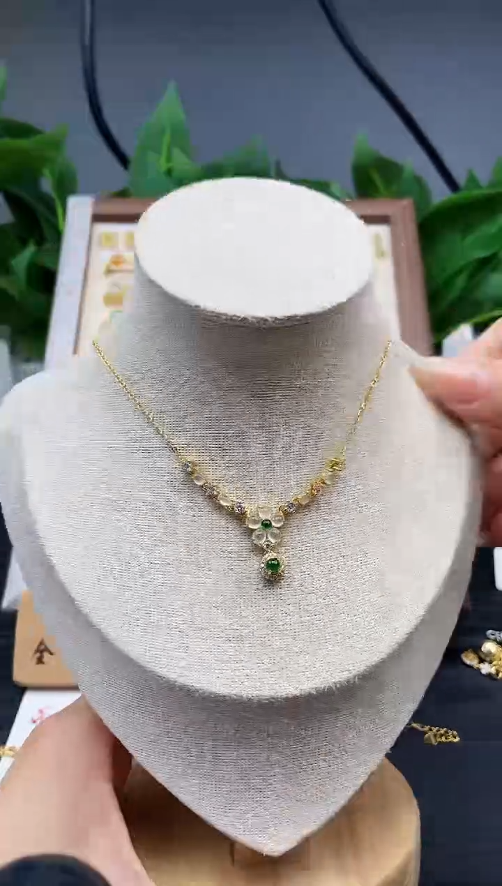 银S925镶嵌戒指翡翠12