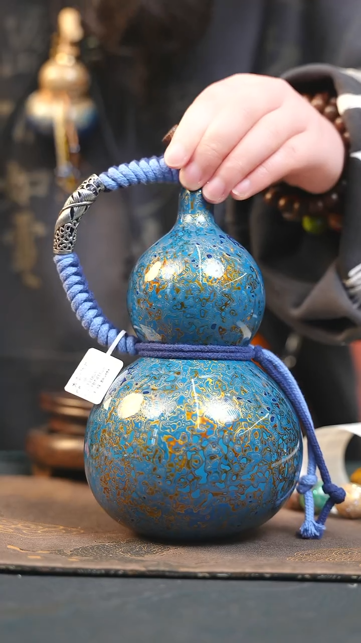 【闪购商品】YE210漆艺酒葫芦不包手串及旋转底座