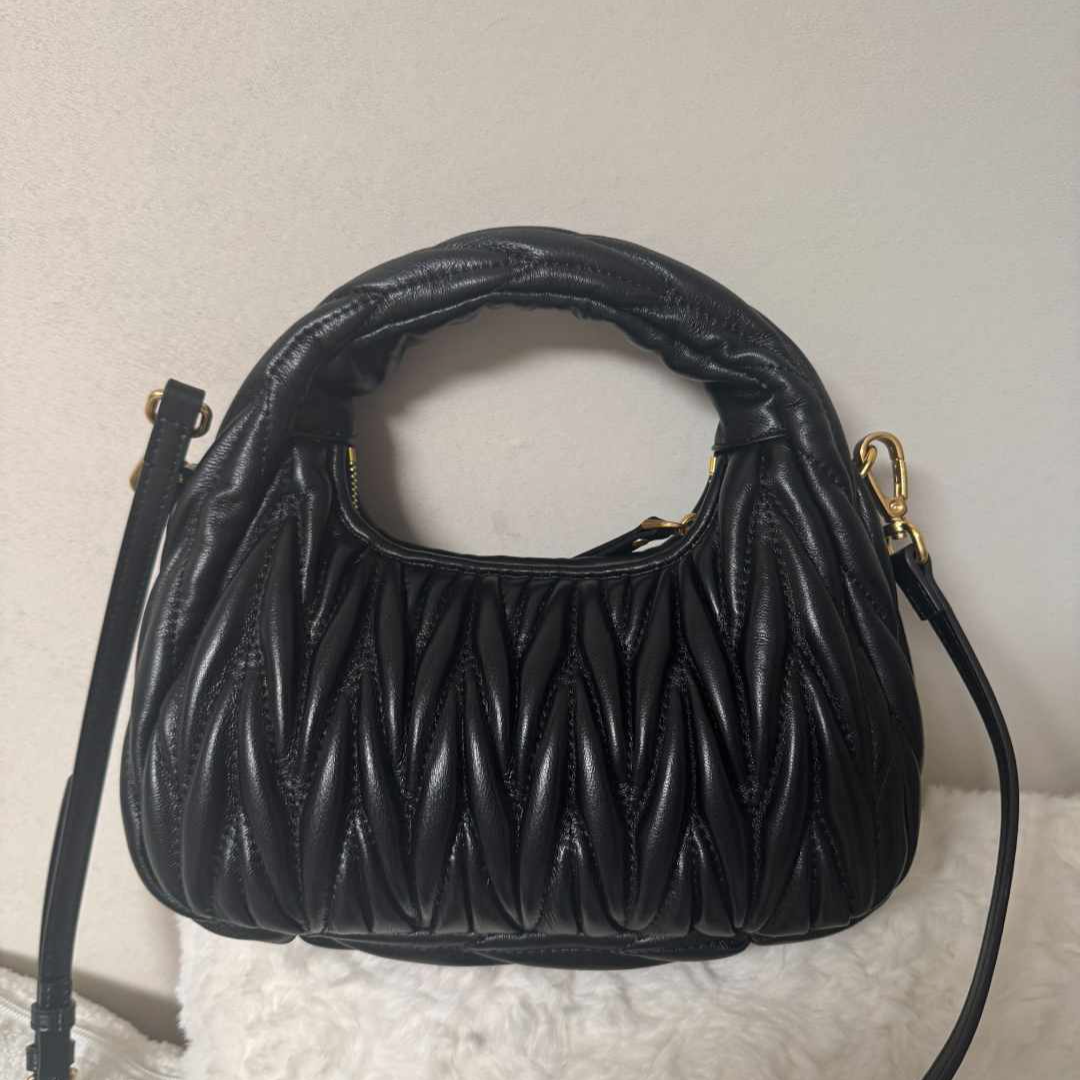 【Miu hobo】单肩时尚经典手工高定女包