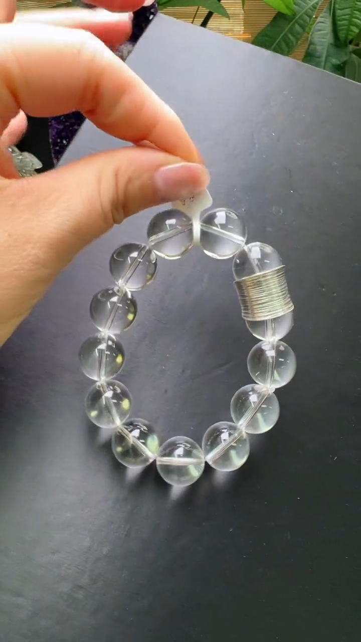 【闪购商品】水晶手串未镶嵌白水晶白富美手串Z24455