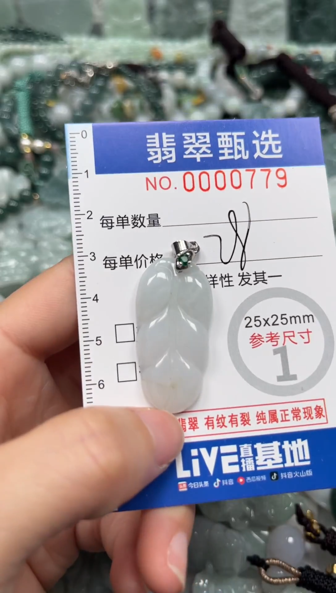 【闪购商品】翡翠颈饰未镶嵌00..0779
