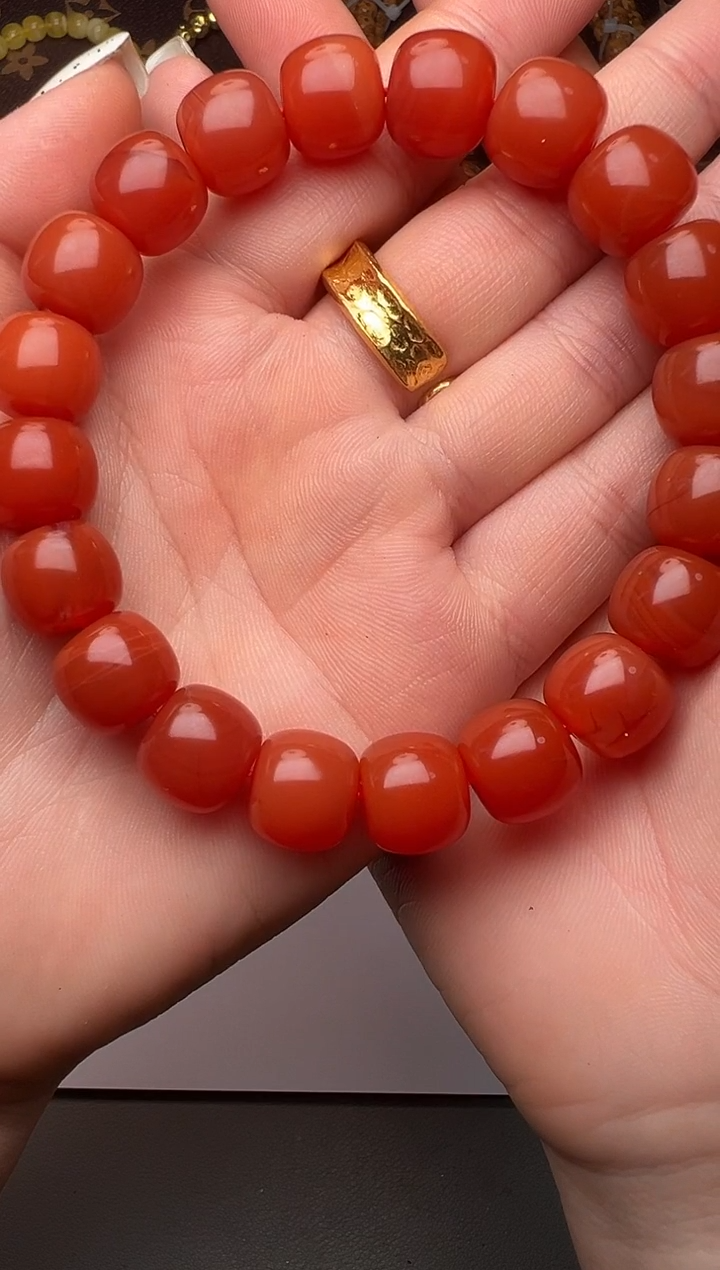 合金手串南红玛瑙南红网红单圈