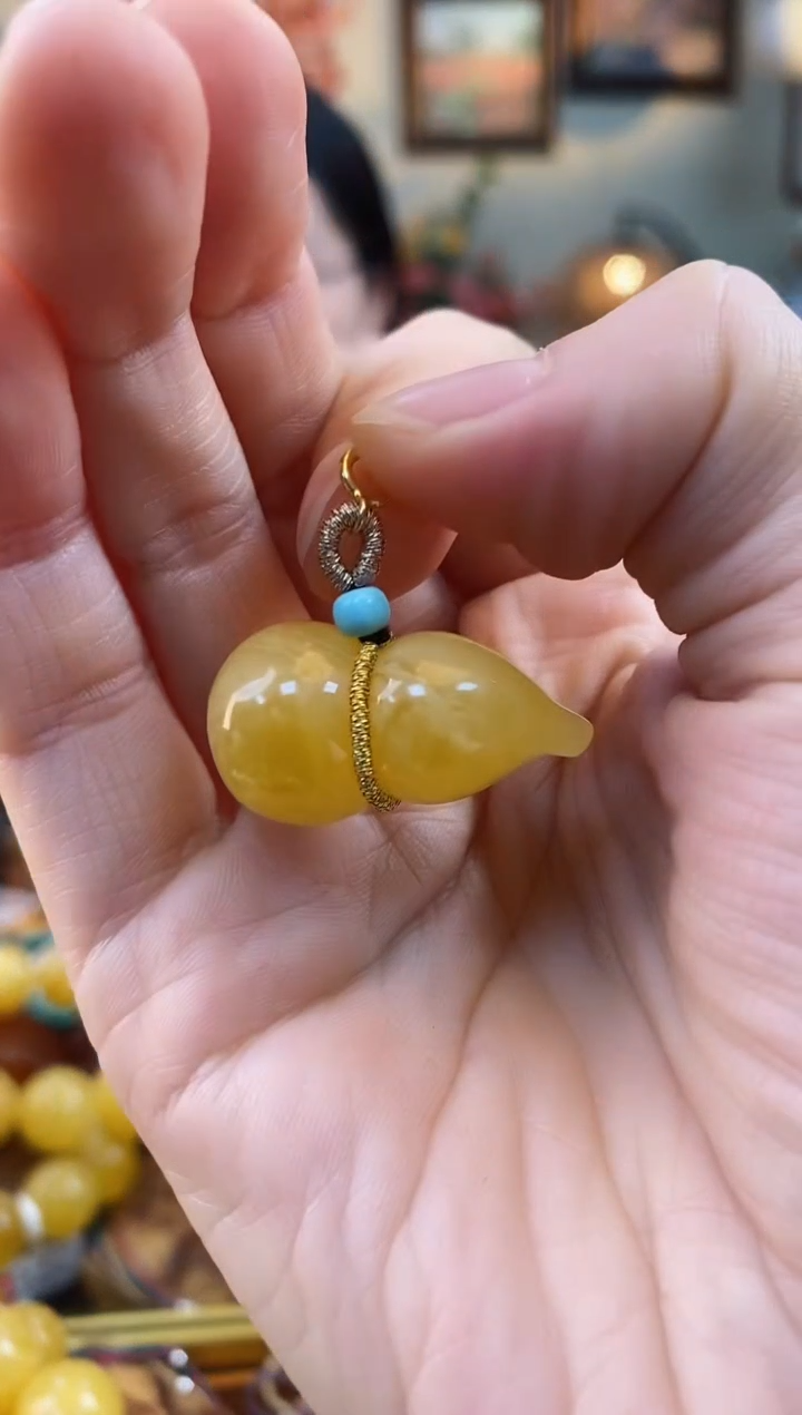 【闪购商品】琥珀颈饰未镶嵌吊坠