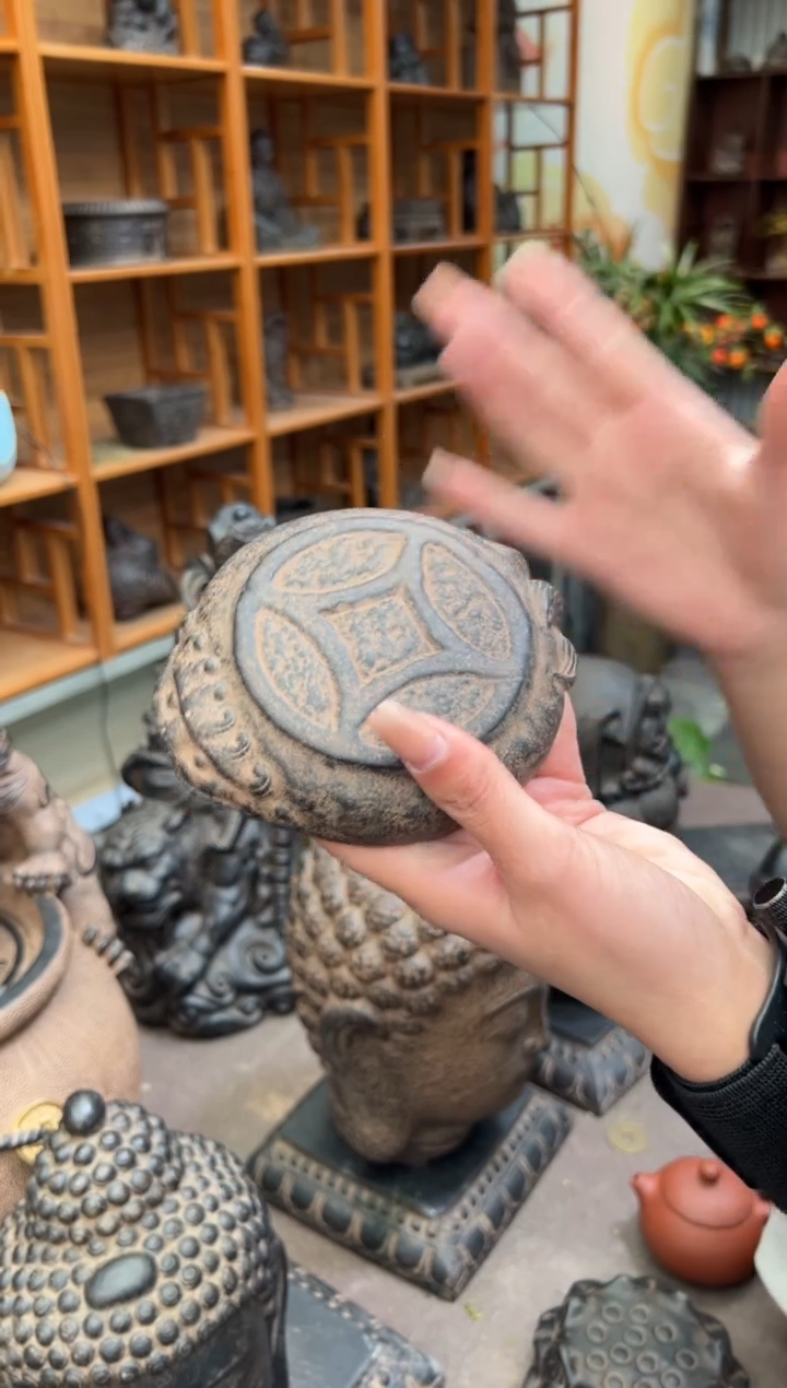 陶土【火山泥】金蟾小底座