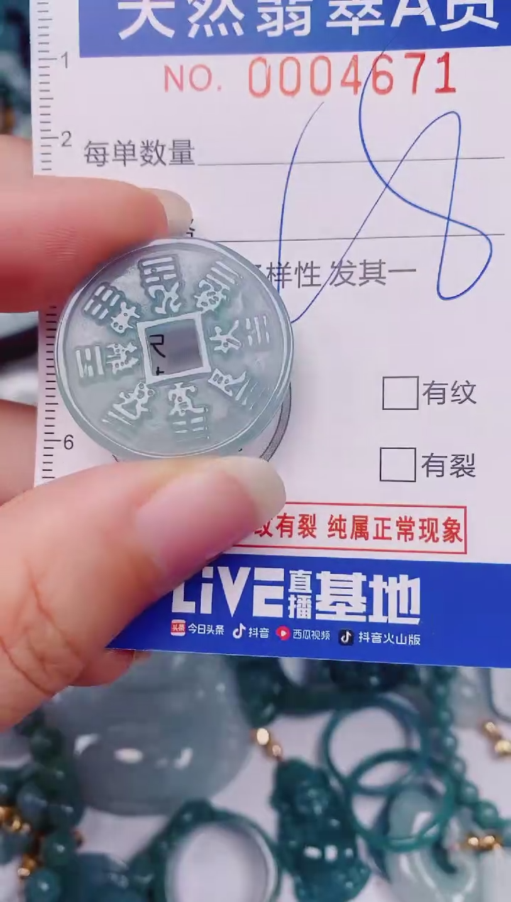 颈饰未镶嵌翡翠00004671