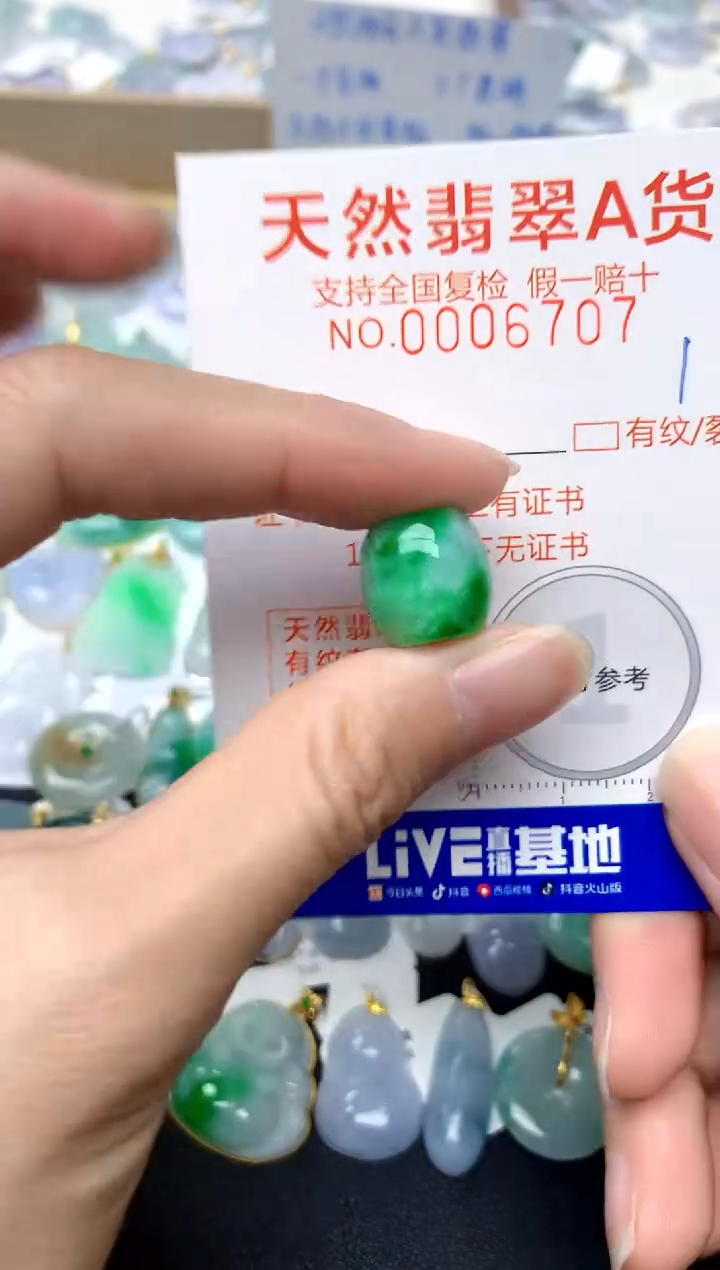 【闪购商品】翡翠颈饰未镶嵌1天然A货翡翠