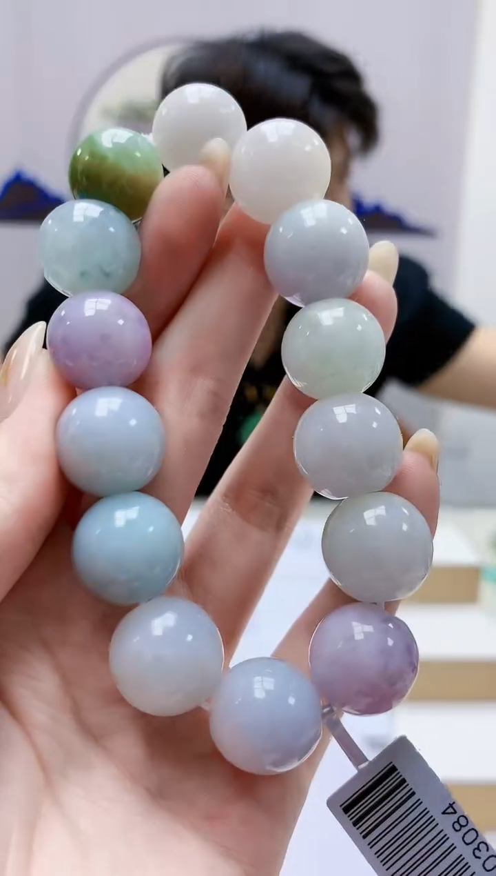 未镶嵌定制翡翠5145jw-毛货手串119