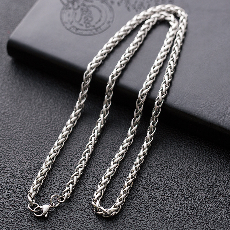 钛钢项链 通用朋克风无镀层轻职风男百搭时尚锁骨链女款