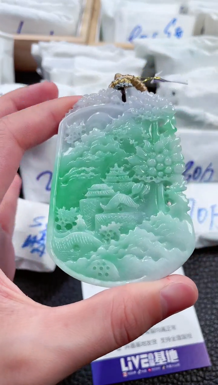 【闪购商品】翡翠颈饰未镶嵌00002625