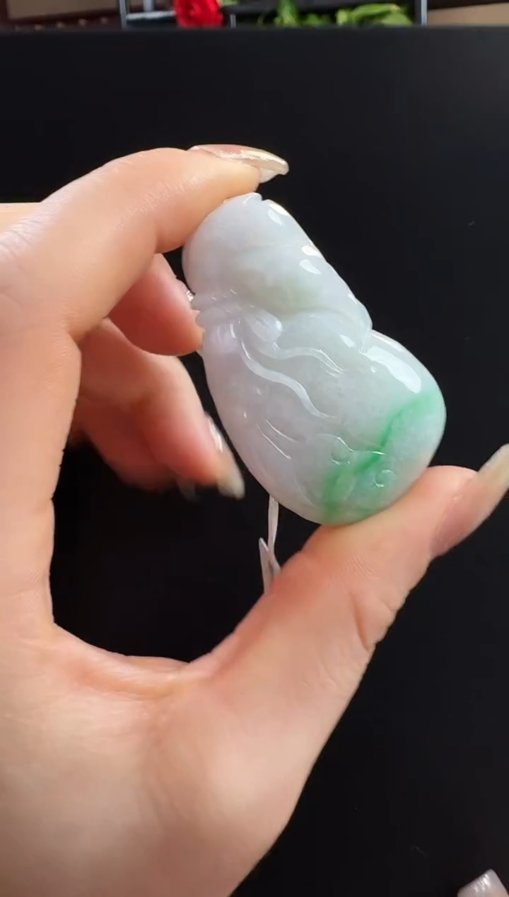 颈饰未镶嵌翡翠钱袋子