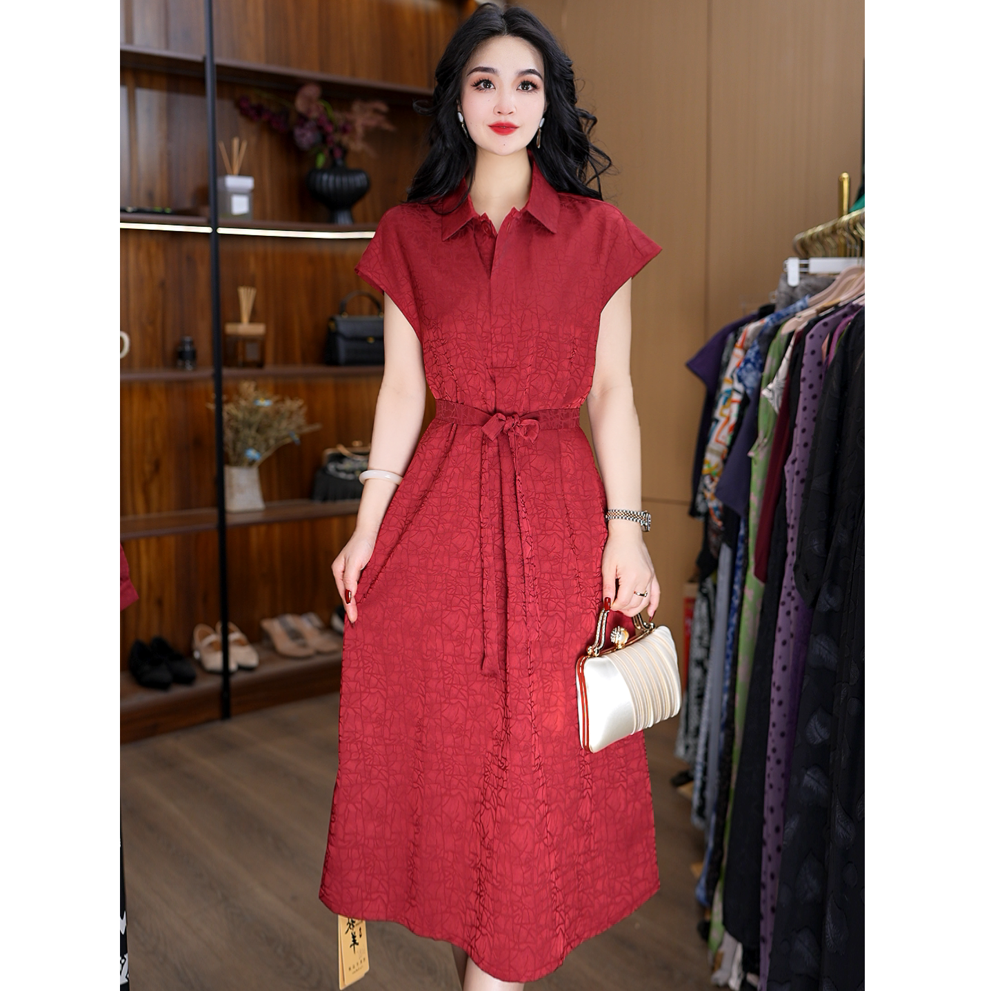 6085-10新款时尚休闲连衣裙