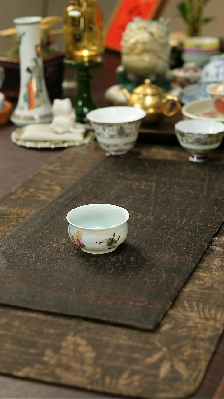 景德镇陶瓷杯碗柴烧多人