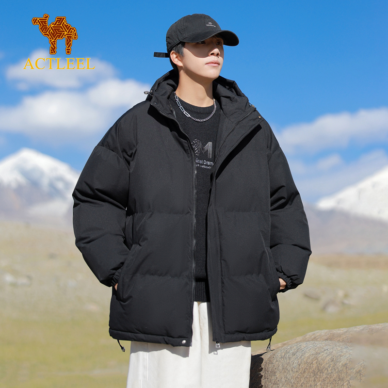 ACTLEEL棉衣秋冬季休闲情侣款面包棉服港风潮牌棉袄男士保暖外套