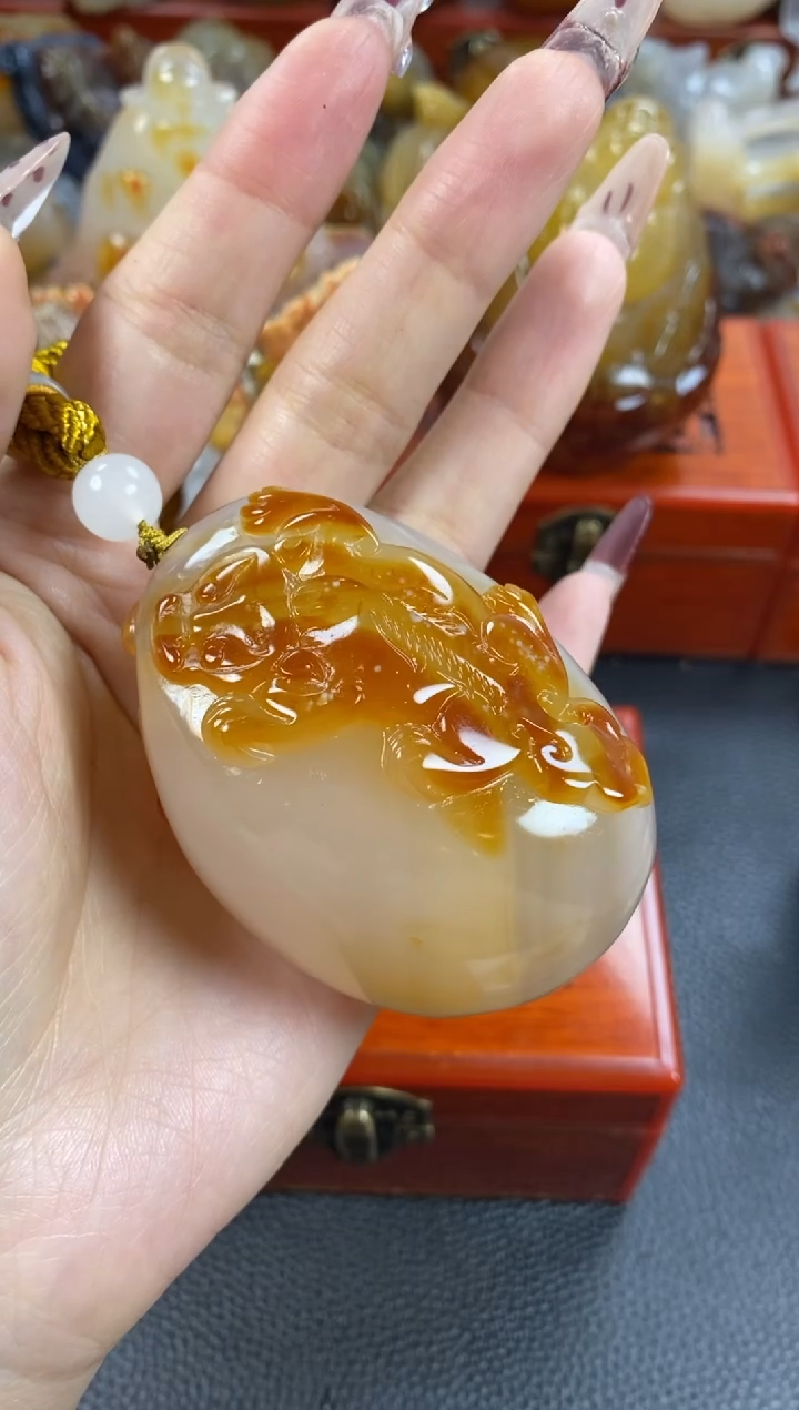 【闪购商品】玛瑙/玉髓手把未镶嵌1