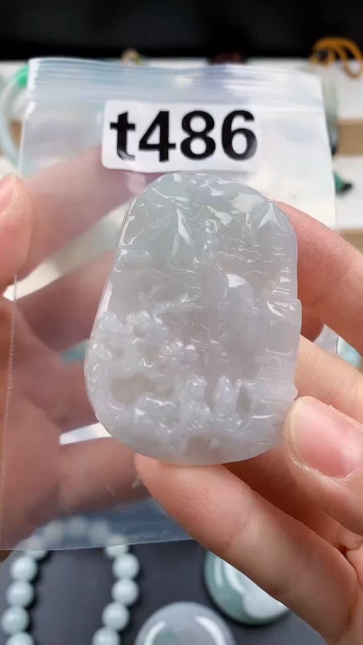 颈饰未镶嵌翡翠天然翡翠吊坠挂件