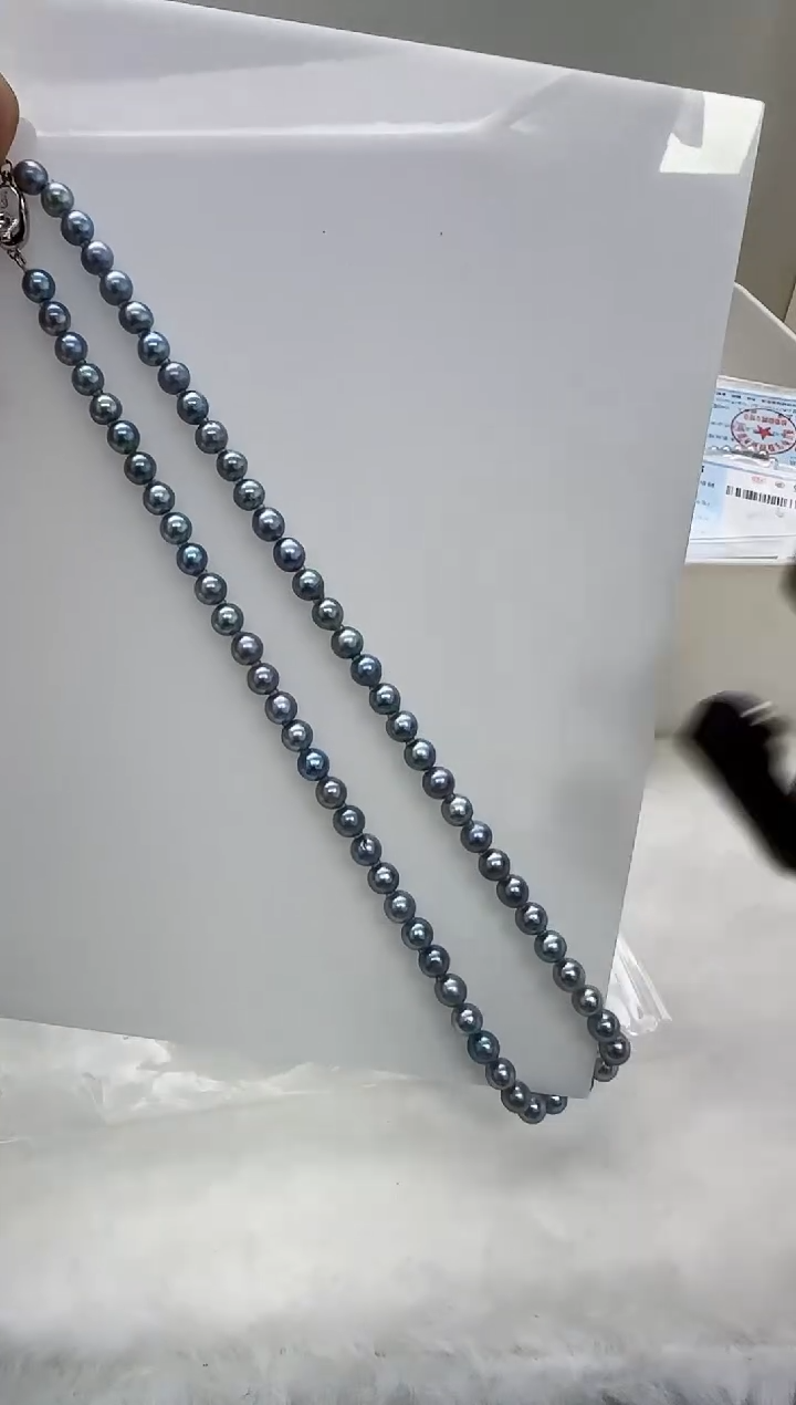 【闪购商品】海水珍珠DA未镶嵌t833 灰珠串6