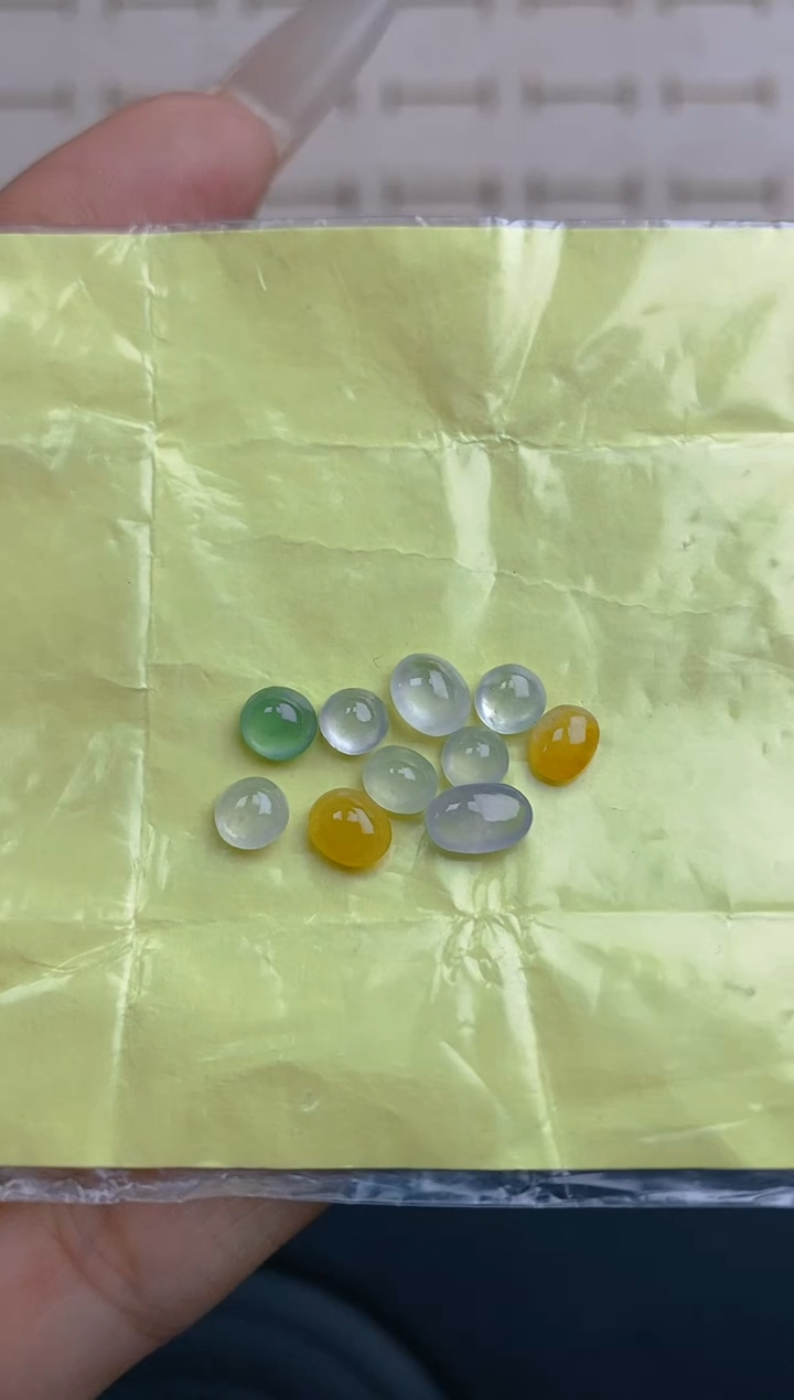 未镶嵌定制翡翠天然翡翠蛋面3
