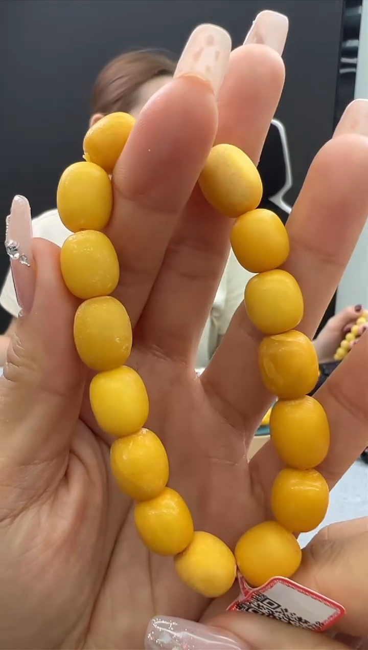 【闪购商品】琥珀手链未镶嵌844秒拍号