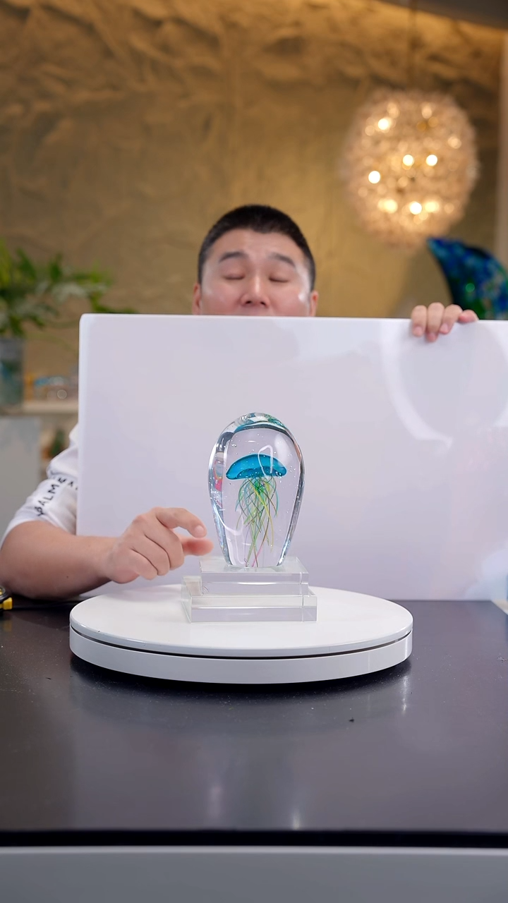 手工艺品琉璃水母