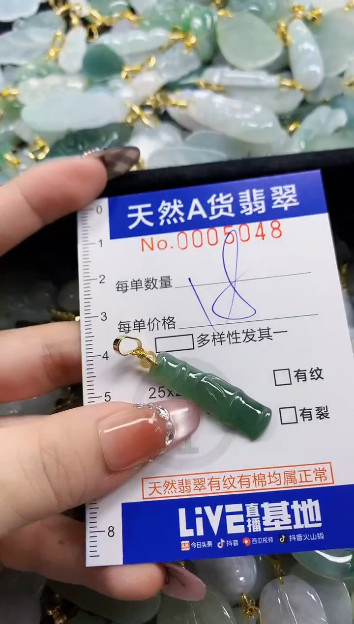 颈饰未镶嵌翡翠天然A货翡翠