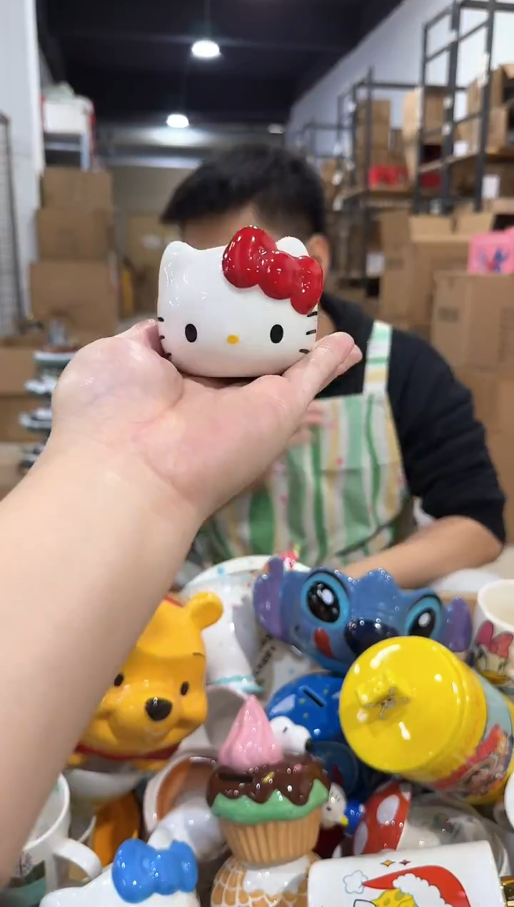 瓷片红色kt猫香薰