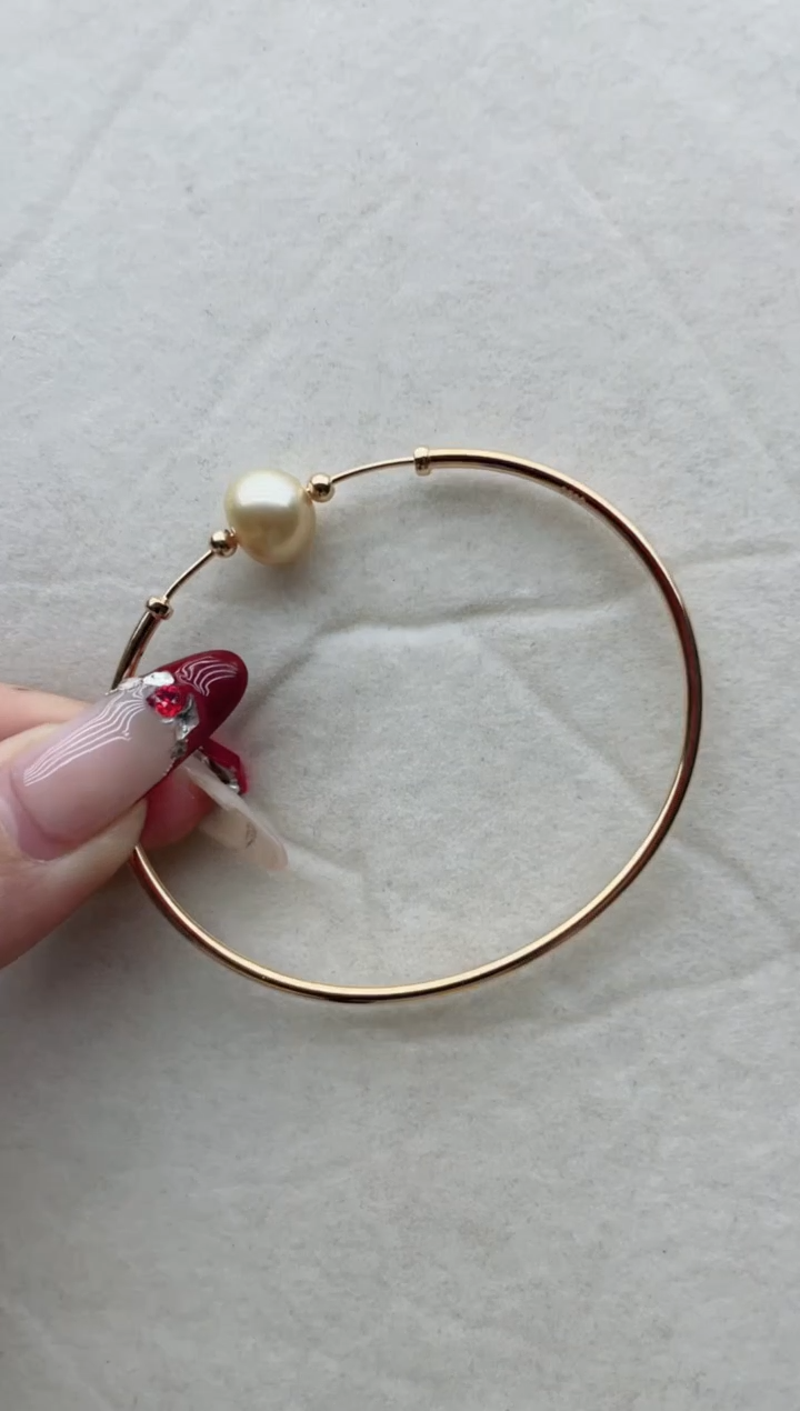 【闪购商品】海水珍珠手镯银S925镶嵌D33