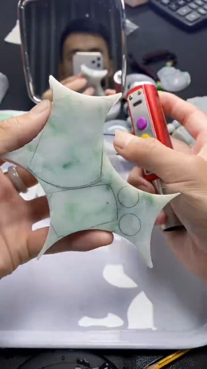 裸石翡翠天然缅甸A货【海】009