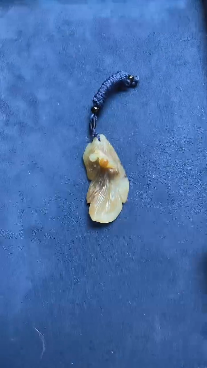 和田玉未镶嵌1P 叶子