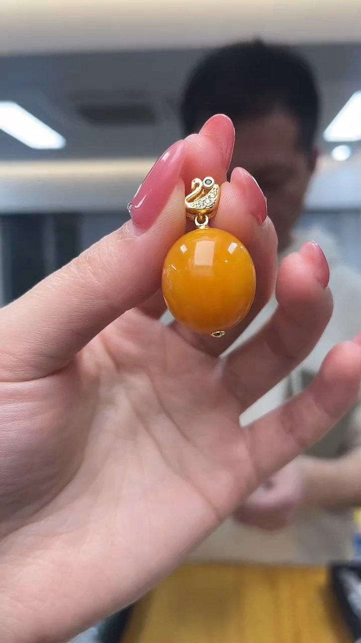 裸石蜜蜡银S925镶嵌（多样性发一件）