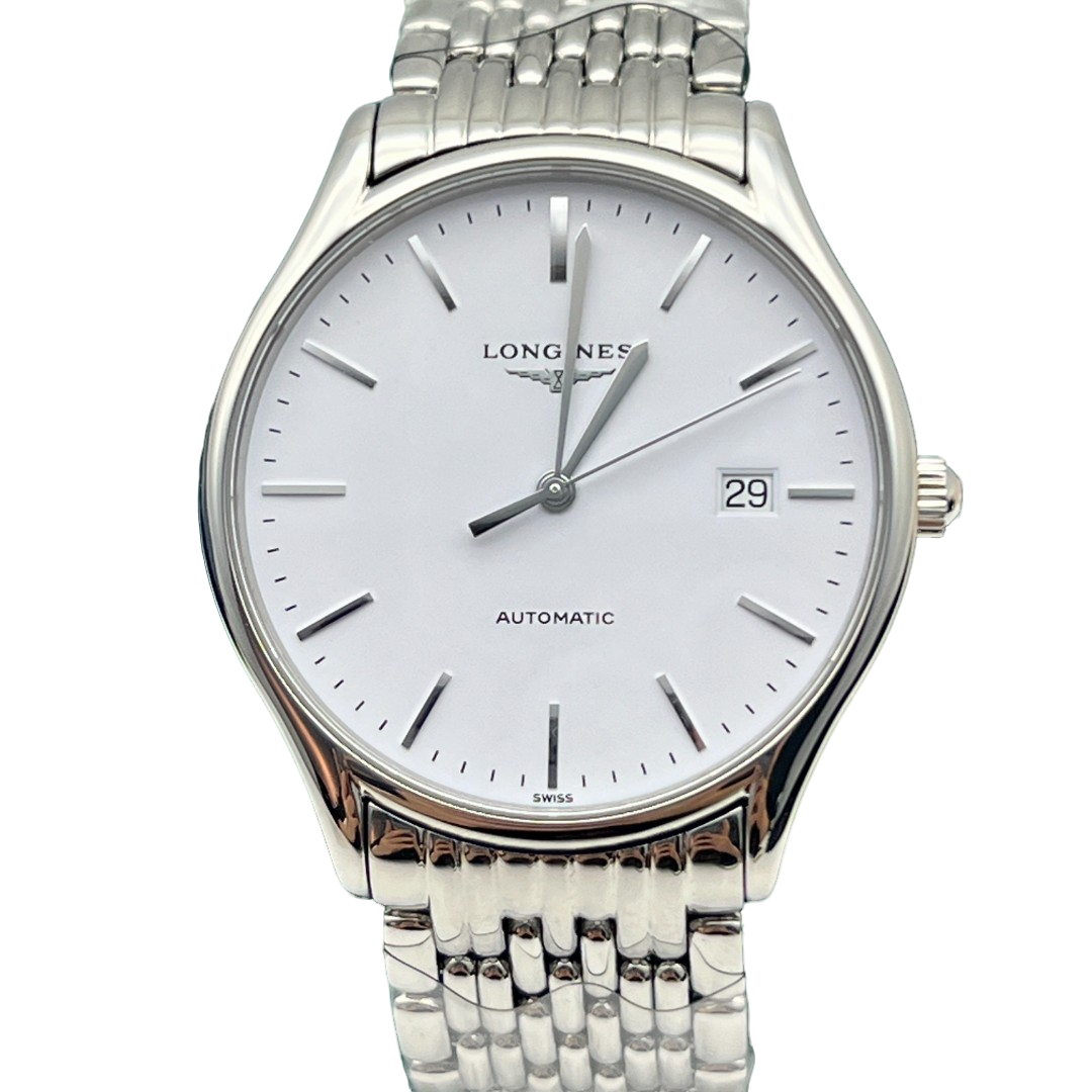 99新 Longines/浪琴 律雅/臻耀/男机械白盘/960/公价11900/38.5MM