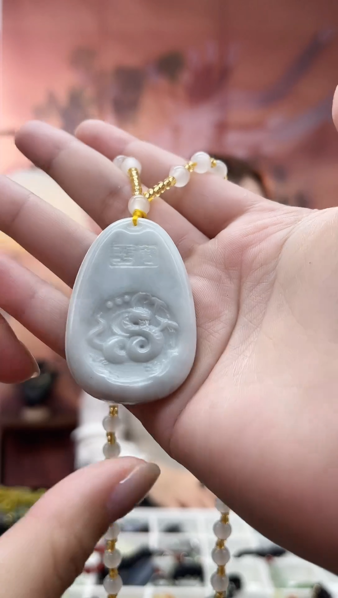 未镶嵌岫玉吊坠·12生肖多样性发货拍一发一