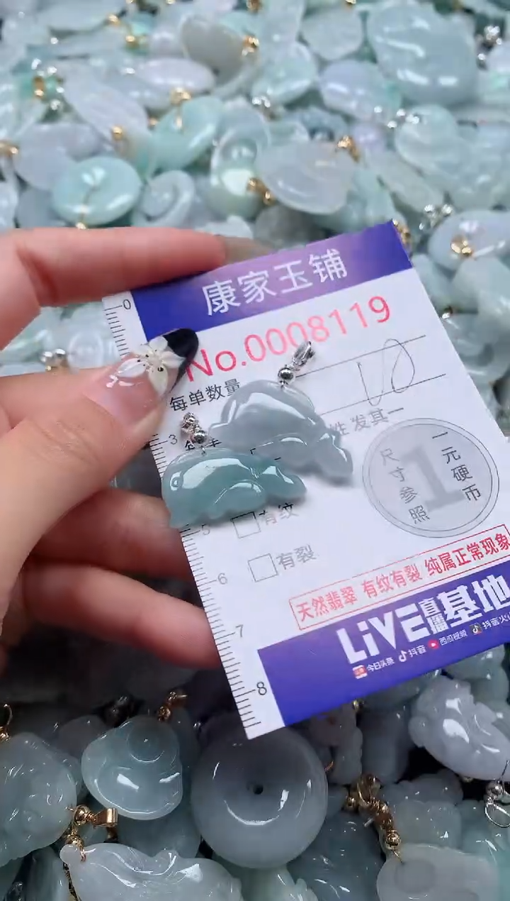 颈饰未镶嵌翡翠8118