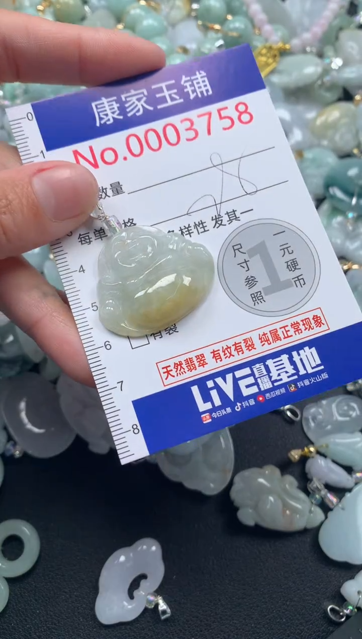 颈饰未镶嵌翡翠3758