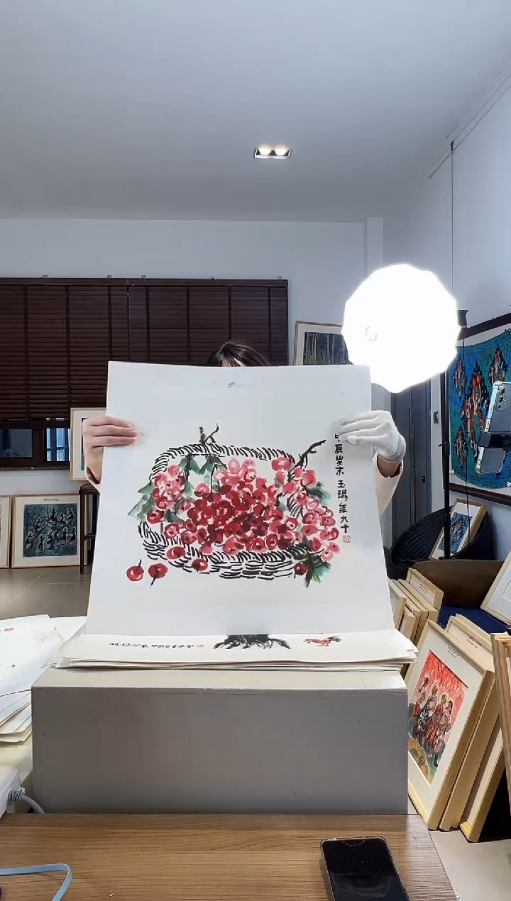 【闪购商品】版画限量亲签盖章版画S