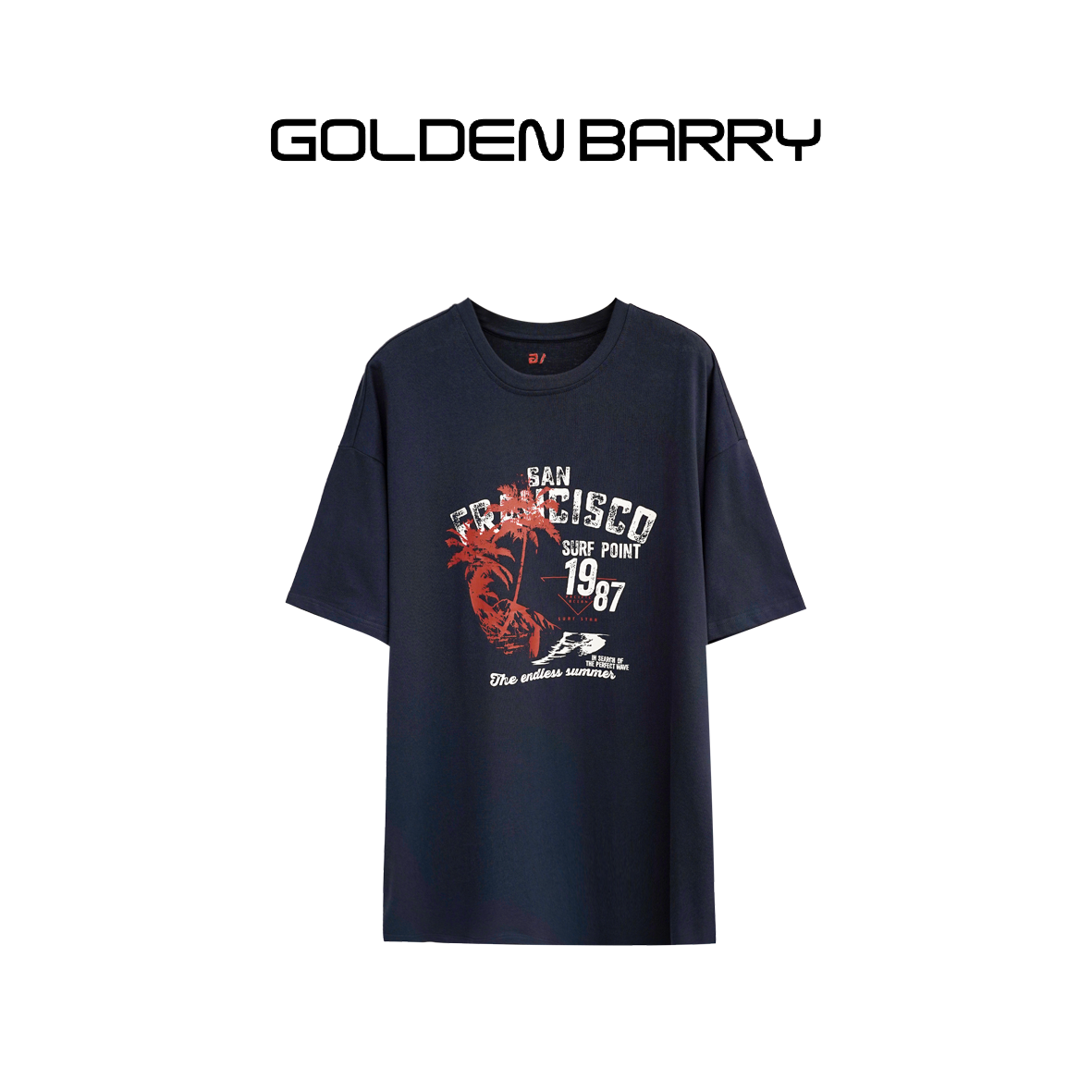 GOLDENBARRY|201885百搭椰树短袖T恤