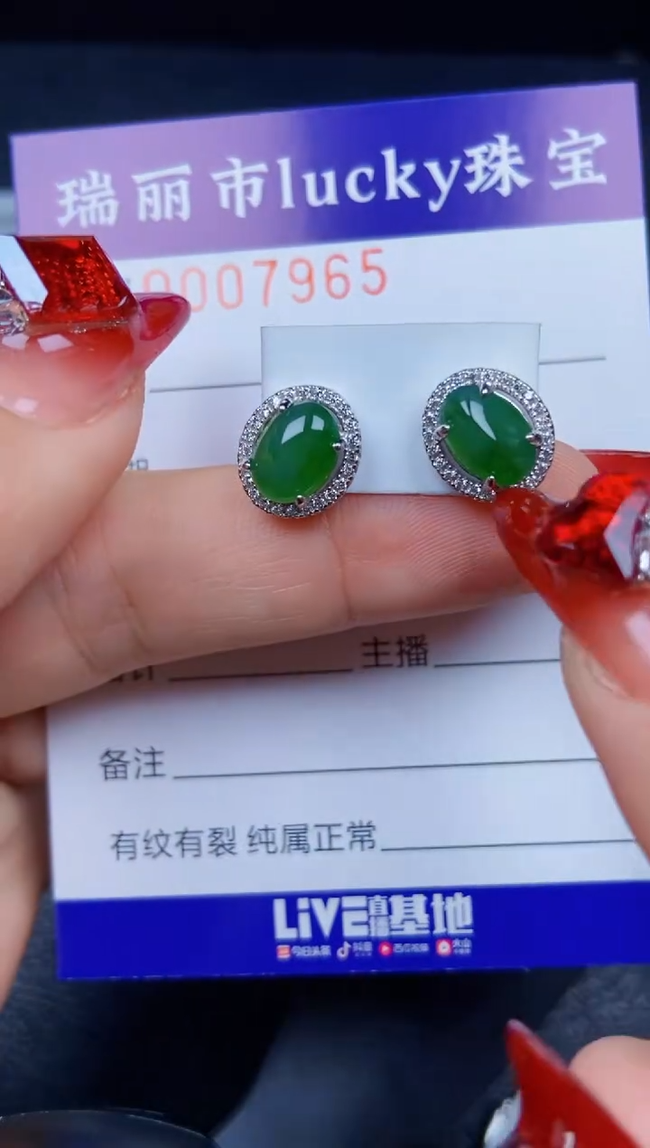 【闪购商品】翡翠颈饰银S925镶嵌7965