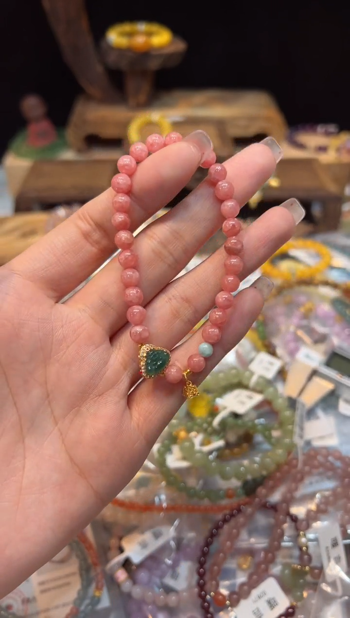 【闪购商品】菱锰矿手饰未镶嵌手饰@@H2767