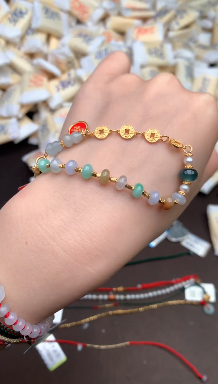 【闪购商品】翡翠手链银S925镶嵌—