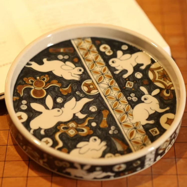 【立勤堂】釉里金兔子壶承| 周大乐优选 | 景德镇茶具