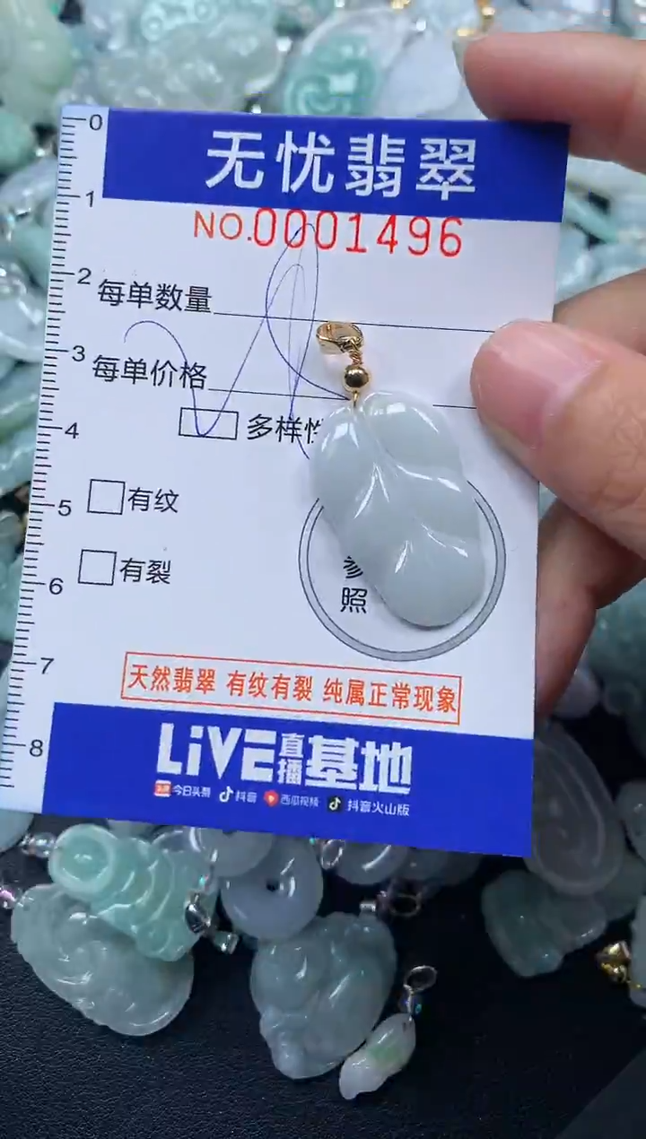 颈饰未镶嵌翡翠1496
