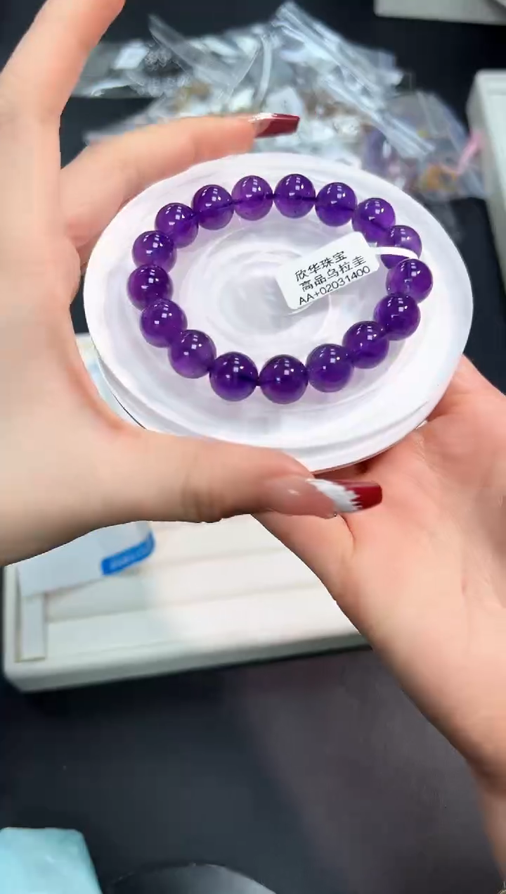 【闪购商品】水晶手串未镶嵌50D多样性发其一/1条默认微瑕