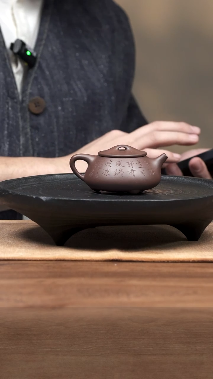 紫砂茶壶五堂  景舟石瓢-唐云