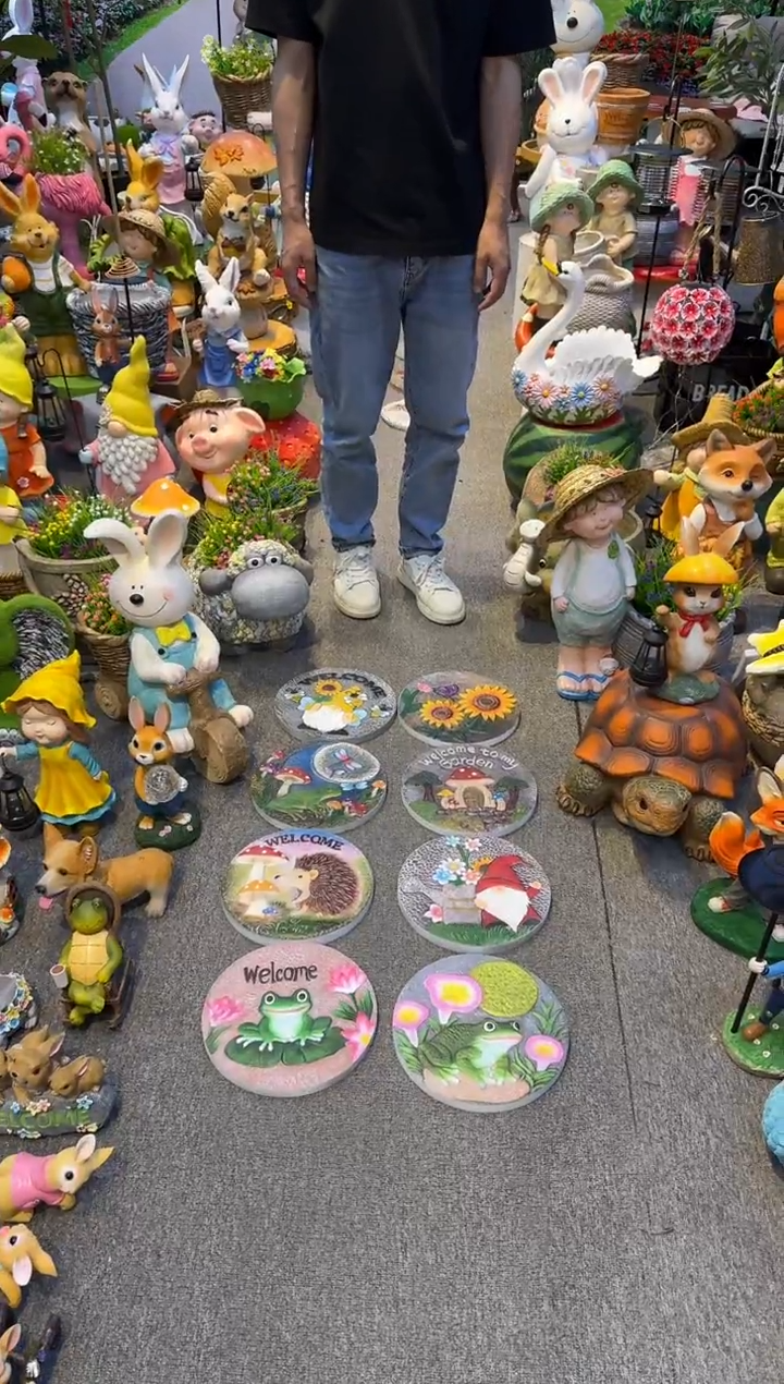 无花朵花园庭院摆件&00&